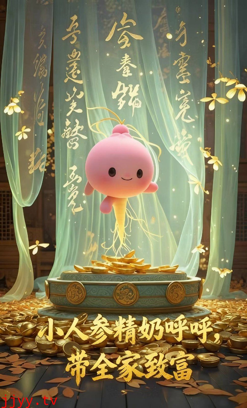 小人参精奶呼呼带全家暴富