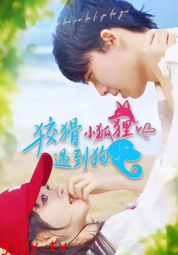 狡猾小狐狸遇到狗